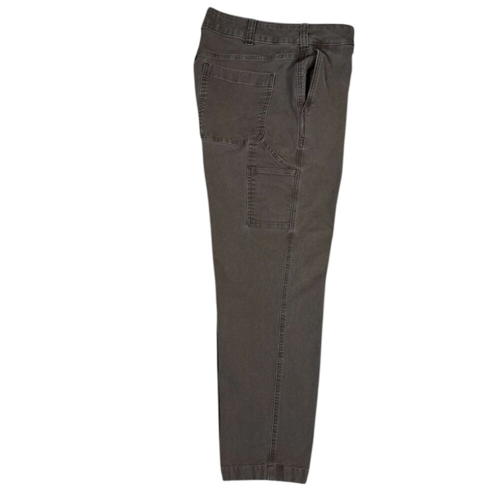 Abercrombie & Fitch Men's Athletic Loose Carpenter Pant Dark Brown Wash, W30 L32